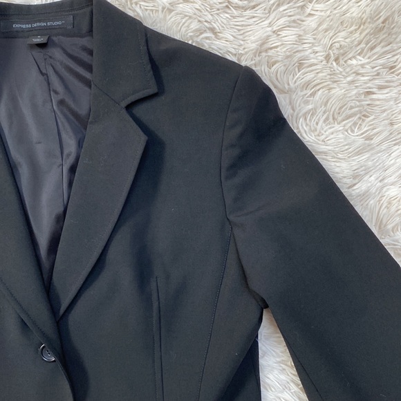 🎉HP🎉 Express Two Button Blazer 💗 Black - Picture 10 of 16